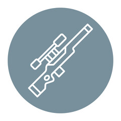 Obraz premium Sniper Icon