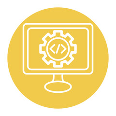 Custom Code Implementation Icon