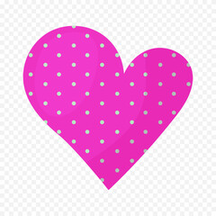 Hand drawn heart on white background. Valentines Day vector elements heart shapes love