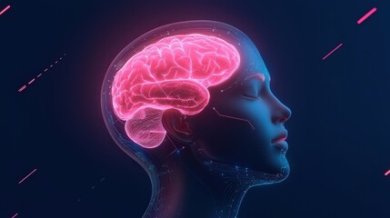 AI Brain Profile Visualization
