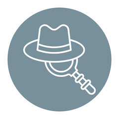 Detective Hat Icon