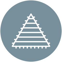 Fototapeta premium Basic Pyramid Icon