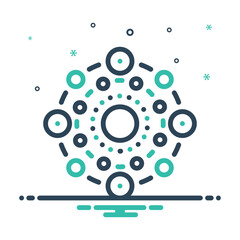 Obraz premium Mix icon for connectivity