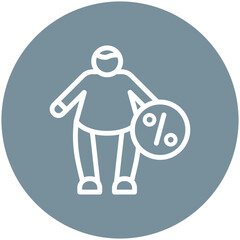 Body Fat Percentage Icon