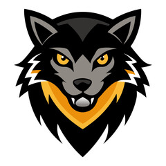 Fototapeta premium Binturong head mascot logo design vector