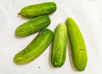 cucumbers on a plate