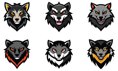 Binturong head mascot logo design vector