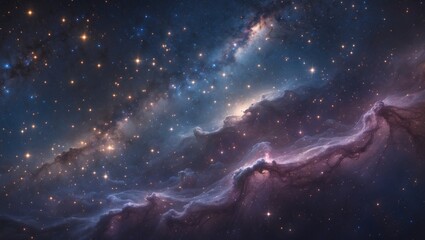 Fototapeta premium celestial bodies in the vast cosmos. The cosmos is abundant with gas and stars. the distant universe