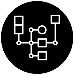 Vector Design Flowchart Icon Style