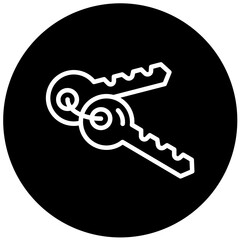 Vector Design Key Icon Style