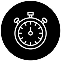 Vector Design Stopwatch Icon Style