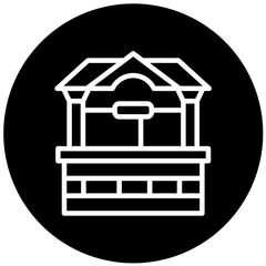 Vector Design Water Well Icon Style