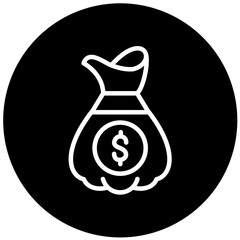 Vector Design Money Bag Icon Style