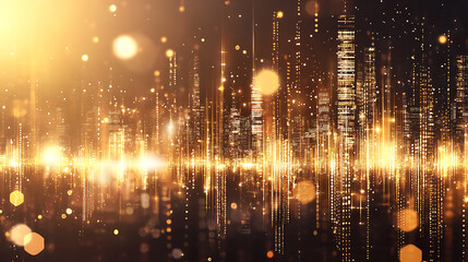 Gold investment and background image showing gold.