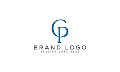 Obraz premium letter CP logo design vector template design for brand.