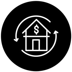 Vector Design Refinance Icon Style