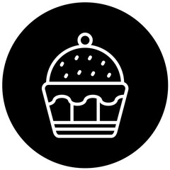 Vector Design Cupcake Icon Style