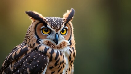 Obraz premium buff owl (strix aluco)