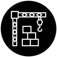 Vector Design Crane Icon Style