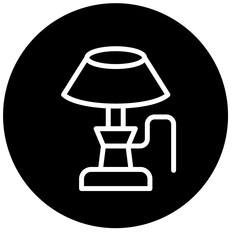 Vector Design Electric Lamp Icon Style