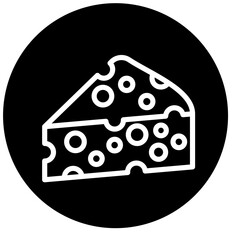 Vector Design Cheese Icon Style