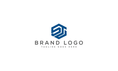 Fototapeta premium Creative ST logo for Branding and Startups.