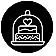 Vector Design Cake Dome Icon Style