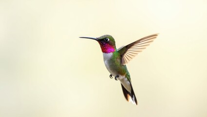 Fototapeta premium Vibrant Hummingbird Background Wallpaper