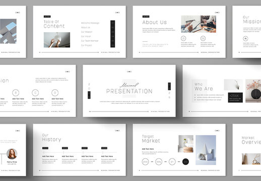 Clean Presentation Template For Business