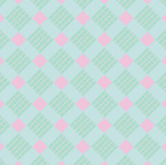 Tartan plaid pattern background. Retro style. Fashion illustration,