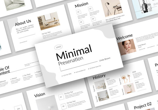 Minimal Presenation Design Template
