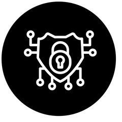 Vector Design Cyber Security Icon Style