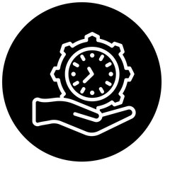 Vector Design Time Management Icon Style