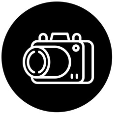 Vector Design 3d Camera Icon Style