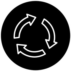 Vector Design Loop Icon Style