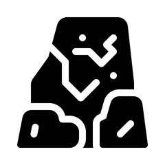 rock glyph icon