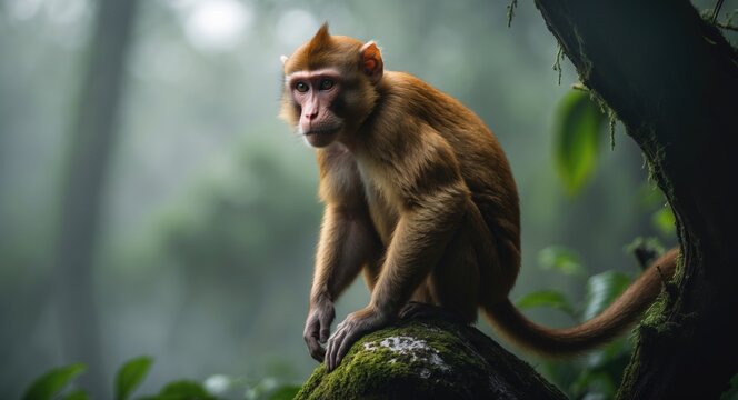 The bonnet macaque (Macaca radiata), commonly referred to as zati, is a macaque species native to southern India.