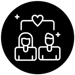 Romance Hub Vector Design Icon Style
