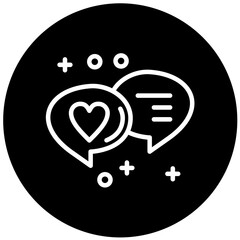 Chat Bubbles Vector Design Icon Style