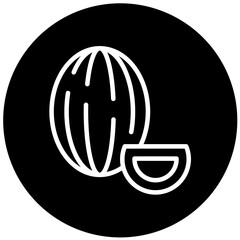 Watermelon Vector Design Icon Style