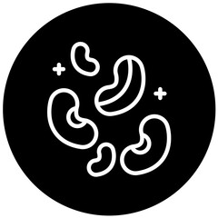 Black Beans Vector Design Icon Style