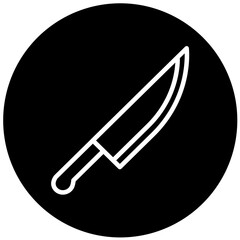 Vector Design Knife Icon Style
