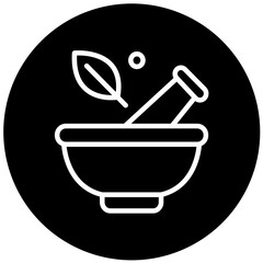 Vector Design Mortar Icon Style