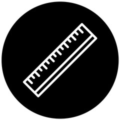 Vector Design Ruler Icon Style