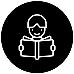 Vector Design Reading Icon Style