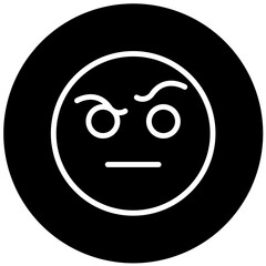 Vector Design Suspicious Icon Style