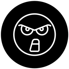 Vector Design Mad Icon Style