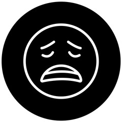 Vector Design Disappointed Icon Style