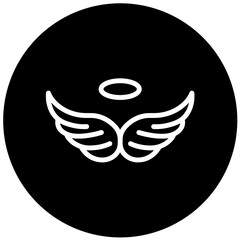 Vector Design Angel Icon Style