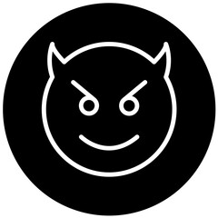 Vector Design Devil Icon Style